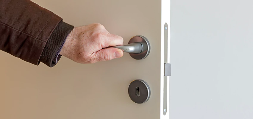Restroom Locks Privacy Bolt Installation in Lindsay, California